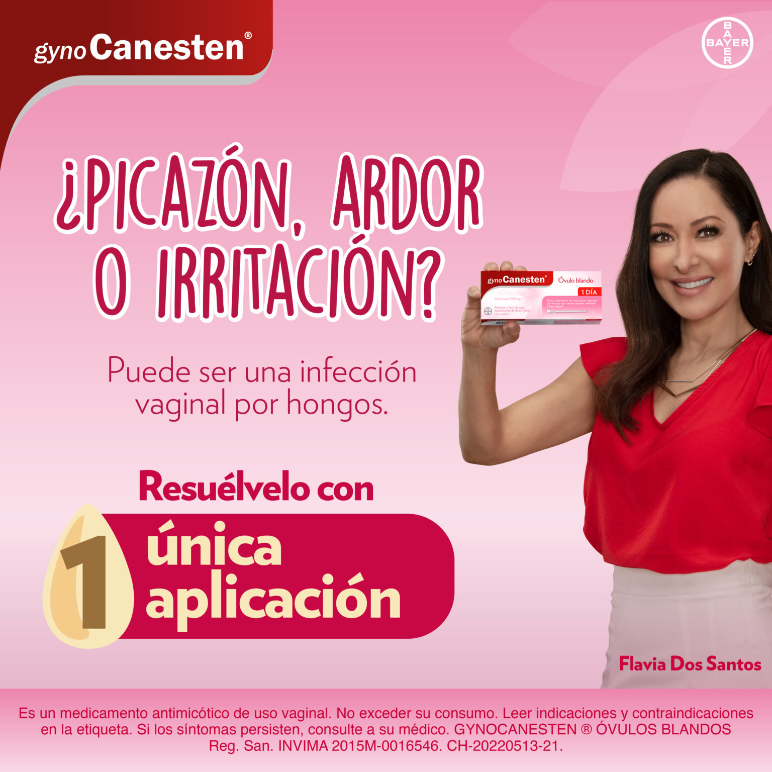 GynoCanesten® Crema 3 Días, Elimina Las Infecciones Vaginales Causadas ...