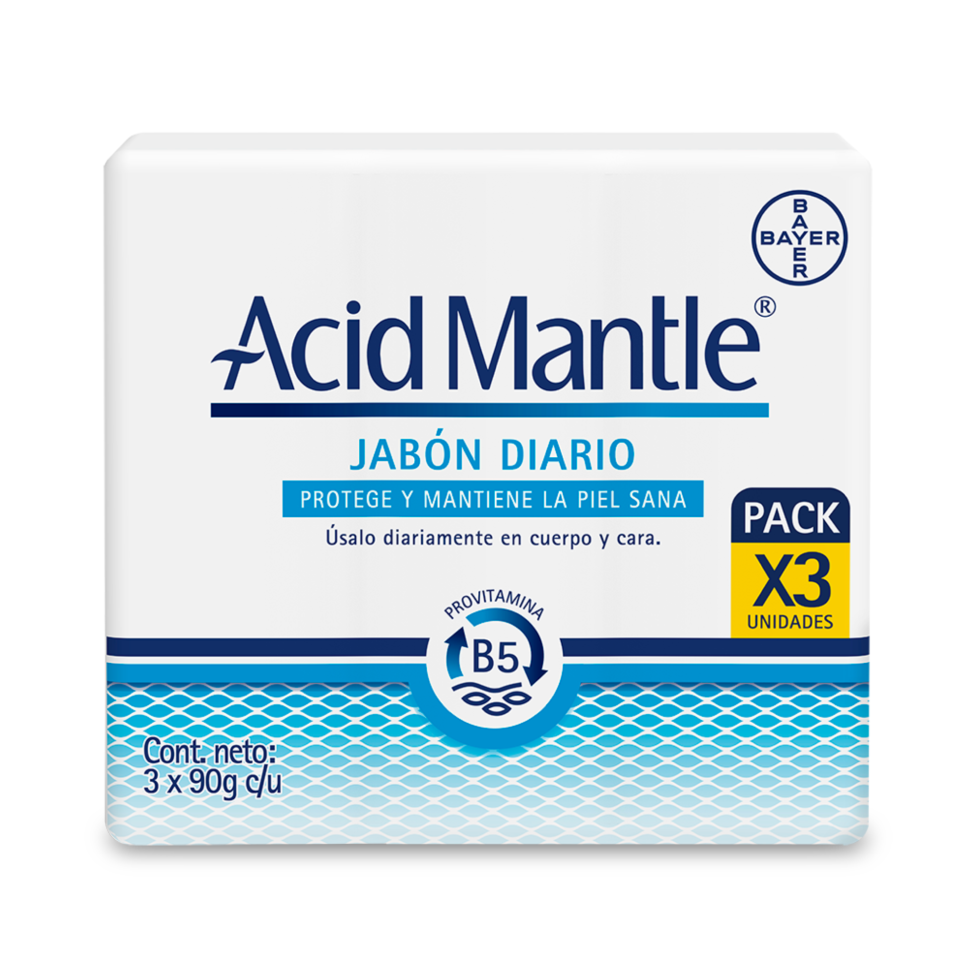 7702123014447_1_Frontal (2) TRIPACK ACID MANTLE SOAP X 90GR CO - Imagen 1